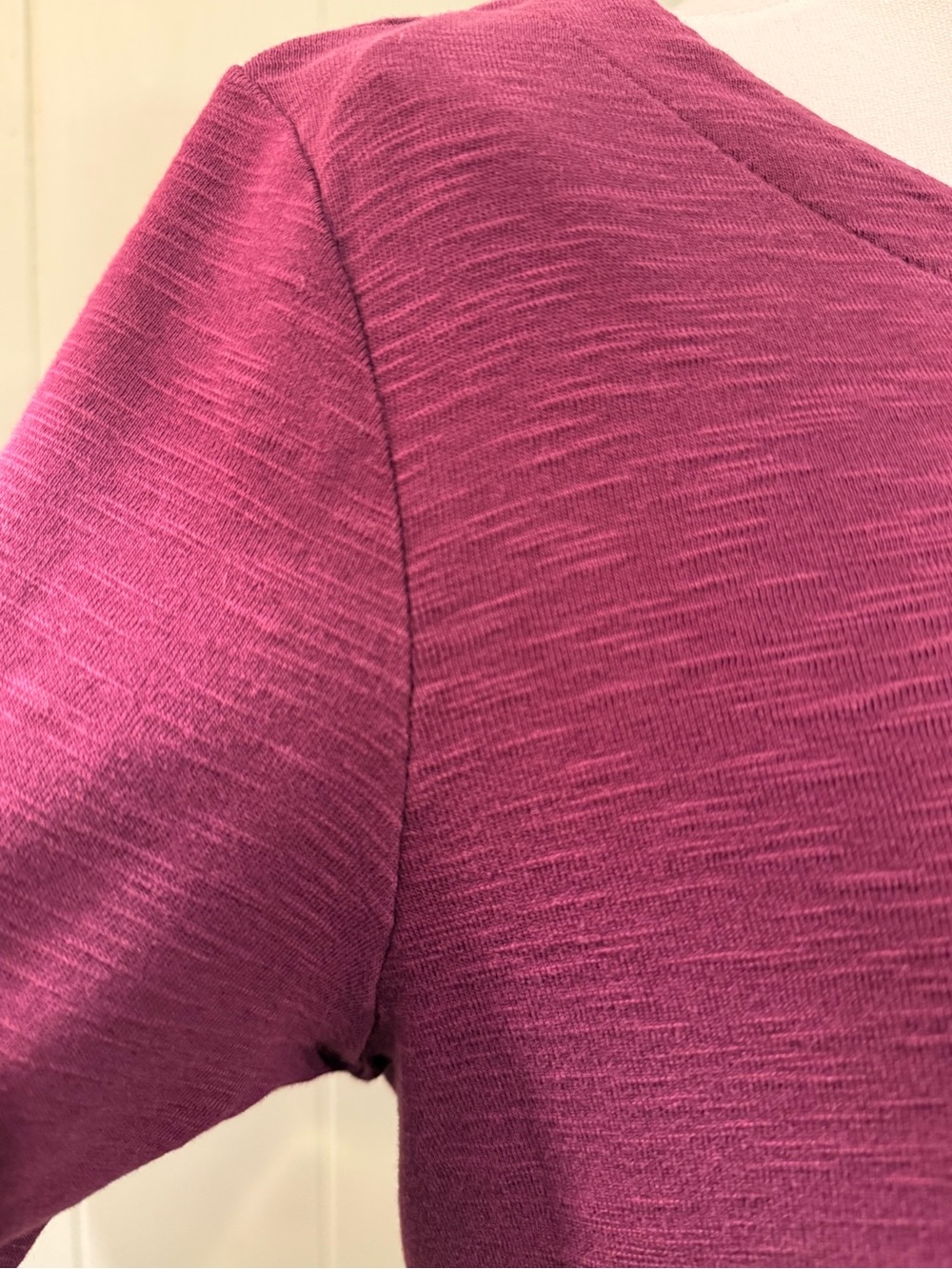 J. Jill Pima Cotton Slub Elbow Sleeve Boatneck Tee Small Fits like a Medium Soft - Picture 10 of 12